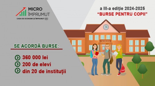 MicroImprumut dă start proiectului ”BURSE PENTRU COPII”!