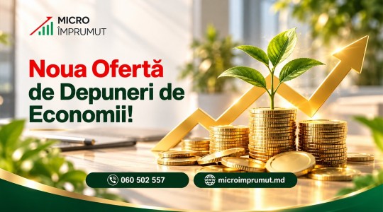Astăzi din 1 octombrie, economiile tale au mai multe posibilități la MicroÎmprumut!